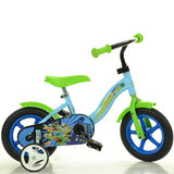 Dino Bikes Children's 10" (25.4cm) Licensed Character Bicycle - TMNT Half Shell Heroes (3+ Years)