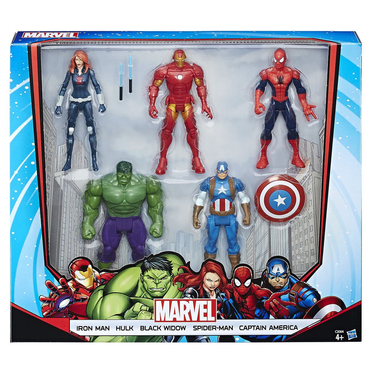 6" (15.2 cm) Marvel Superheroes Assortment - 5 Pack - Marvel Heroes (4+ Years)