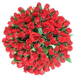 Valentine's 100 Stem Kenyan Red Calypso Roses Flower Bouquet with Greetings Card