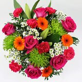 29 Stem Vibrant Mixed Flower Bouquet