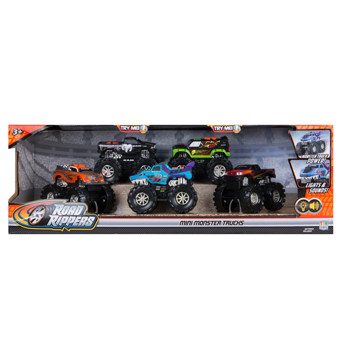 Road Rippers Mini Monster Trucks (3+ Years)