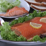 Coln Valley Poached Scottish Salmon Dressed with Smoked Salmon, 1.1kg (Serves up to 15)