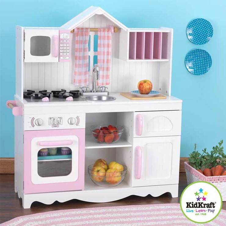 Kidkraft Modern Country Kitchen 3 Years Costco Uk Kidkraft Modern Country Kitchen 3 Years