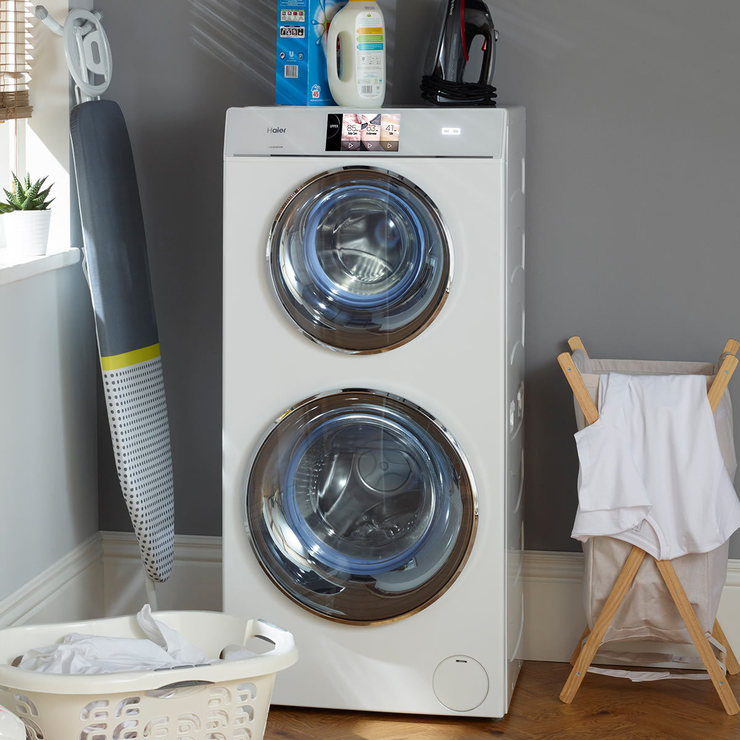 Haier HWD120B1558, 8kg/4kg, 1500rpm Duo Washer Dryer A Rating in White