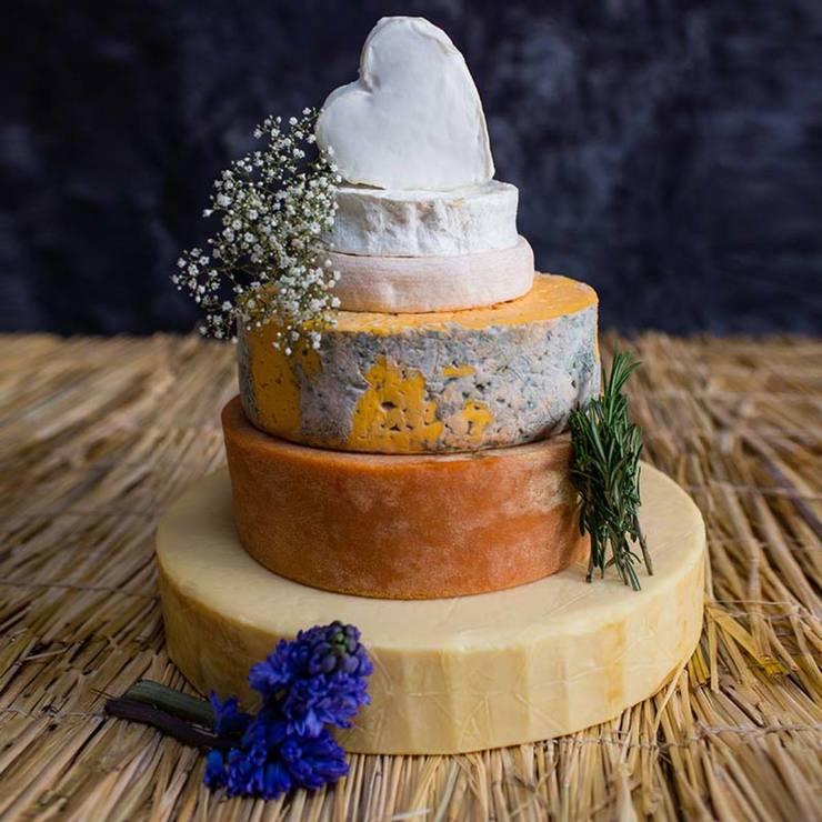 6Tier Artisan Cheese Celebration Cake, 12.23kg Minimum