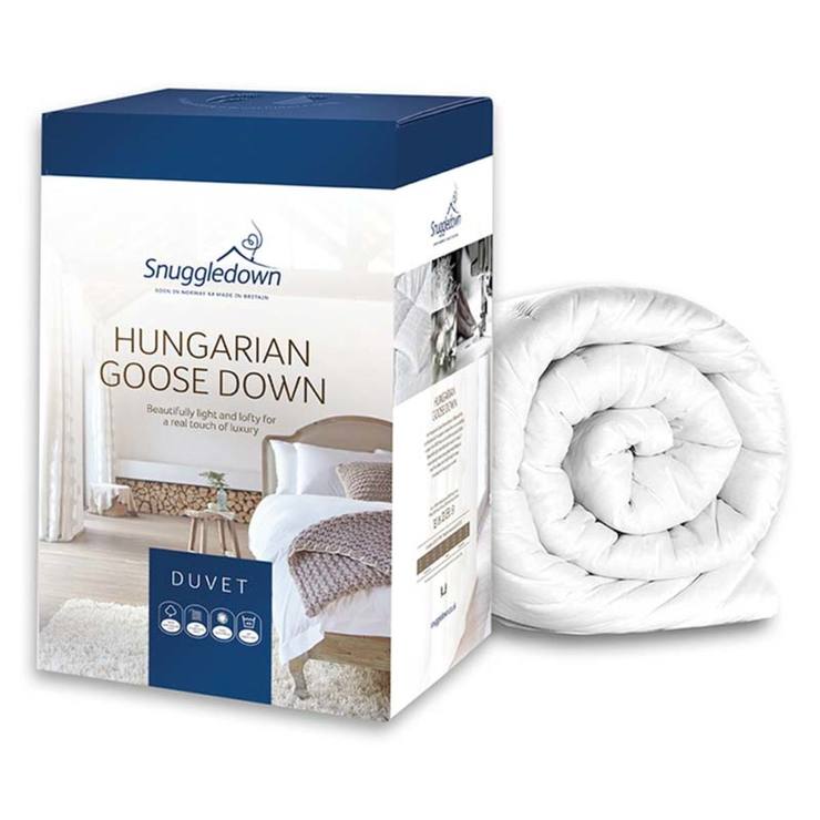 Snuggledown Hungarian Goose Down 10 5 Tog Duvet Super King