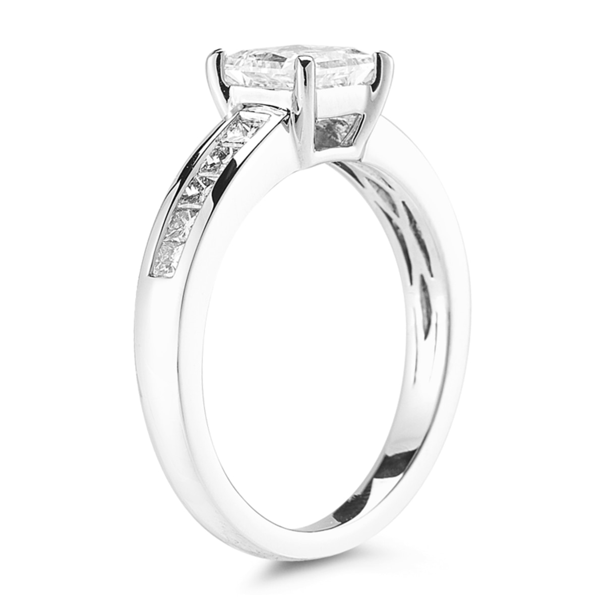 1.50ctw Princess Cut Diamond Ring, Platinum