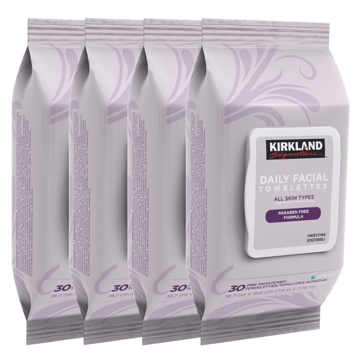Kirkland Signature Daily Facial Towelettes, 150 Wipes Costco UK