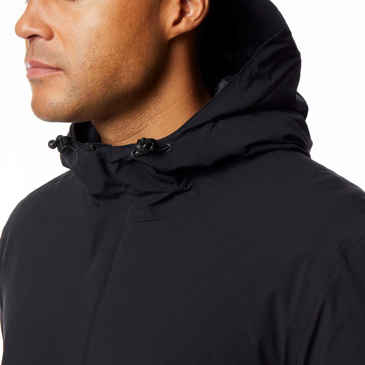 32° Degree Men's Hooded Winter Rain Jacket, Black - Small | Costco UK
