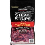 Kirkland Signature Extra Thick Cut Steak Strips, 300g