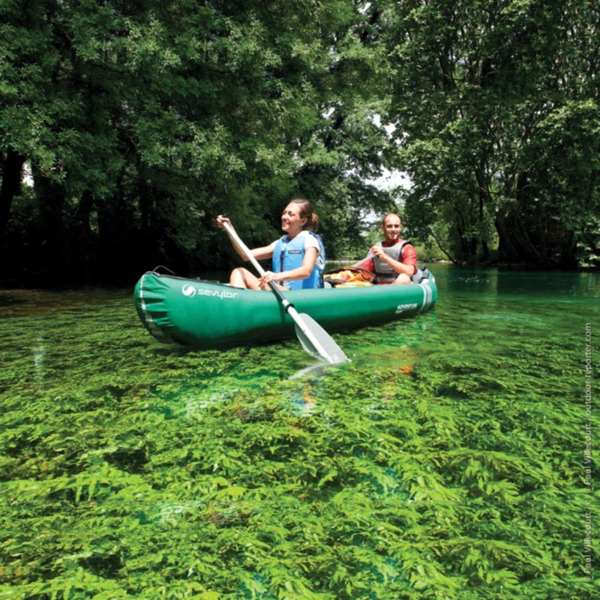 Sevylor Adventure Plus 12ft (368cm) 3 Person Inflatable Kayak
