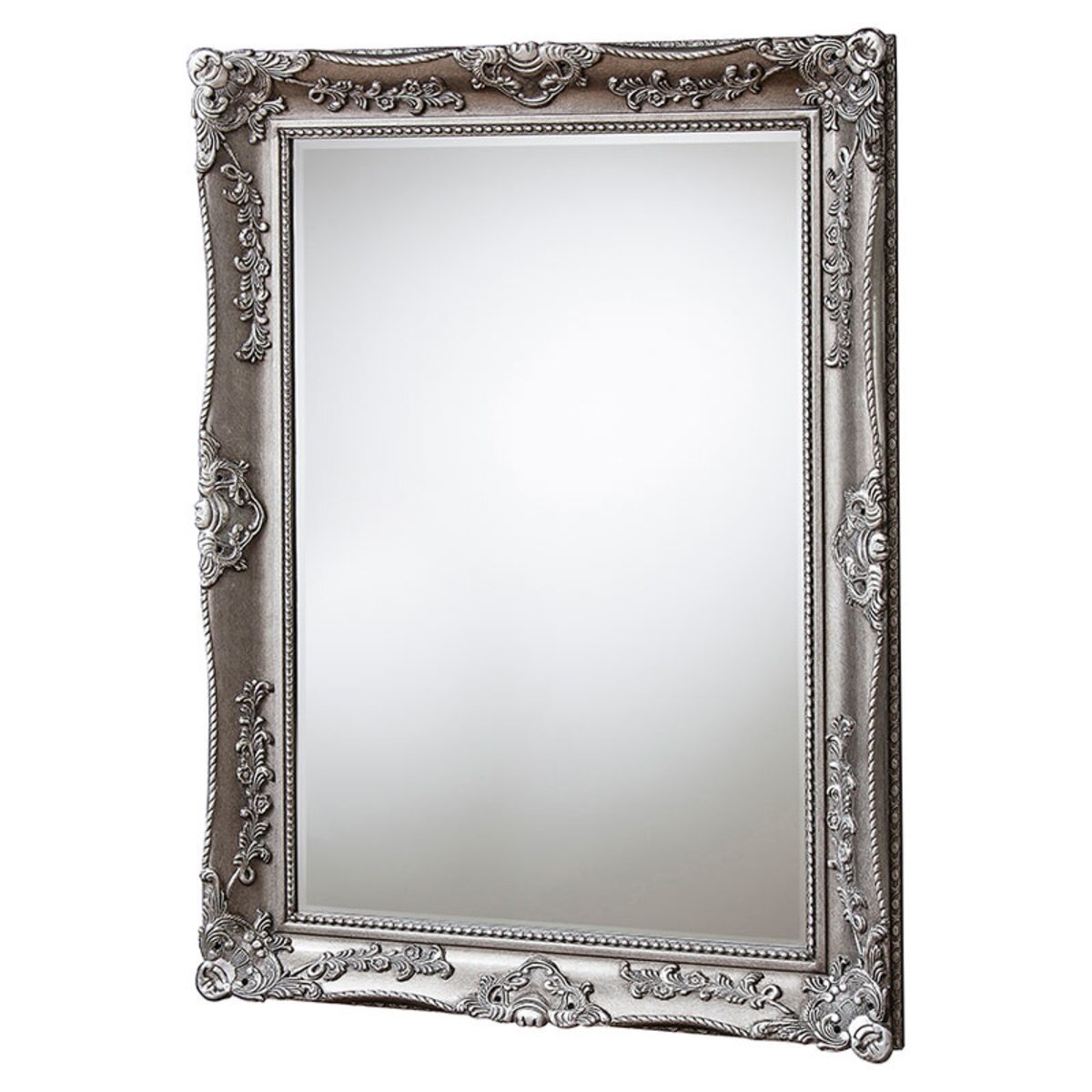 Gallery Stowe Rectangle Mirror, 99 x 79cm in Silver Costco UK