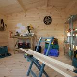 Forest Garden Kimbrey 44mm Log Cabin 17ft x 13ft 8" (5.2 x 4.2 m)