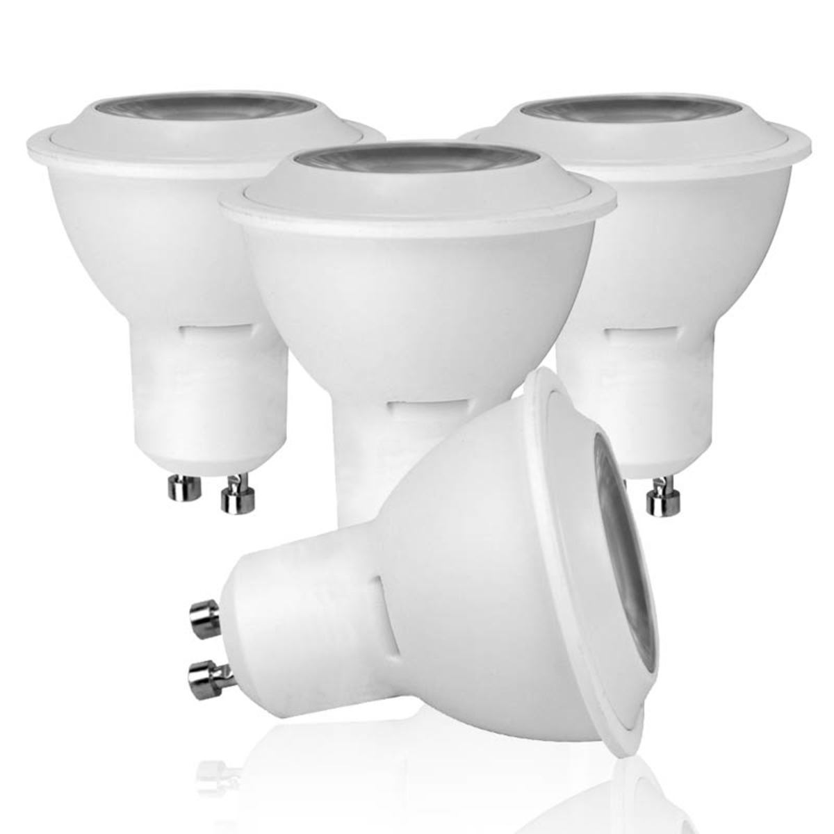 Conglom Luminus LED GU10 2700K Non Dimmable Bulbs (4 Pack) 6W
