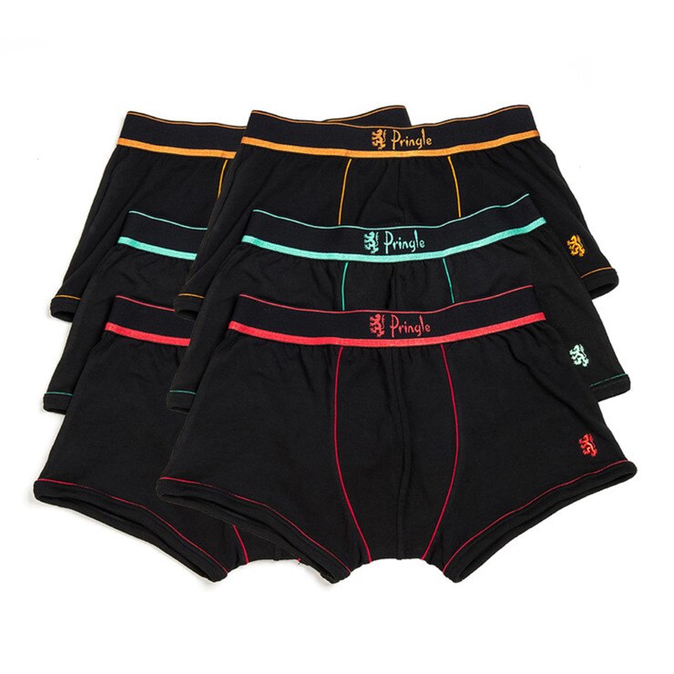 Pringle 2 x 3 Pack Edward Boxer Shorts Mixed Colours - Large Pringle 2 x 3 Pack Edward Boxer Shorts Mixed Colours - Large