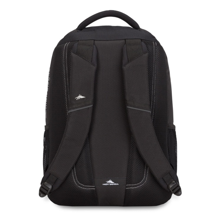 High Sierra RipRap Everyday Backpack in Black Costco UK