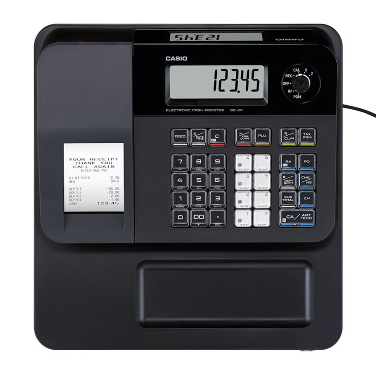 Casio Cash Register Black SEG1SD Costco UK