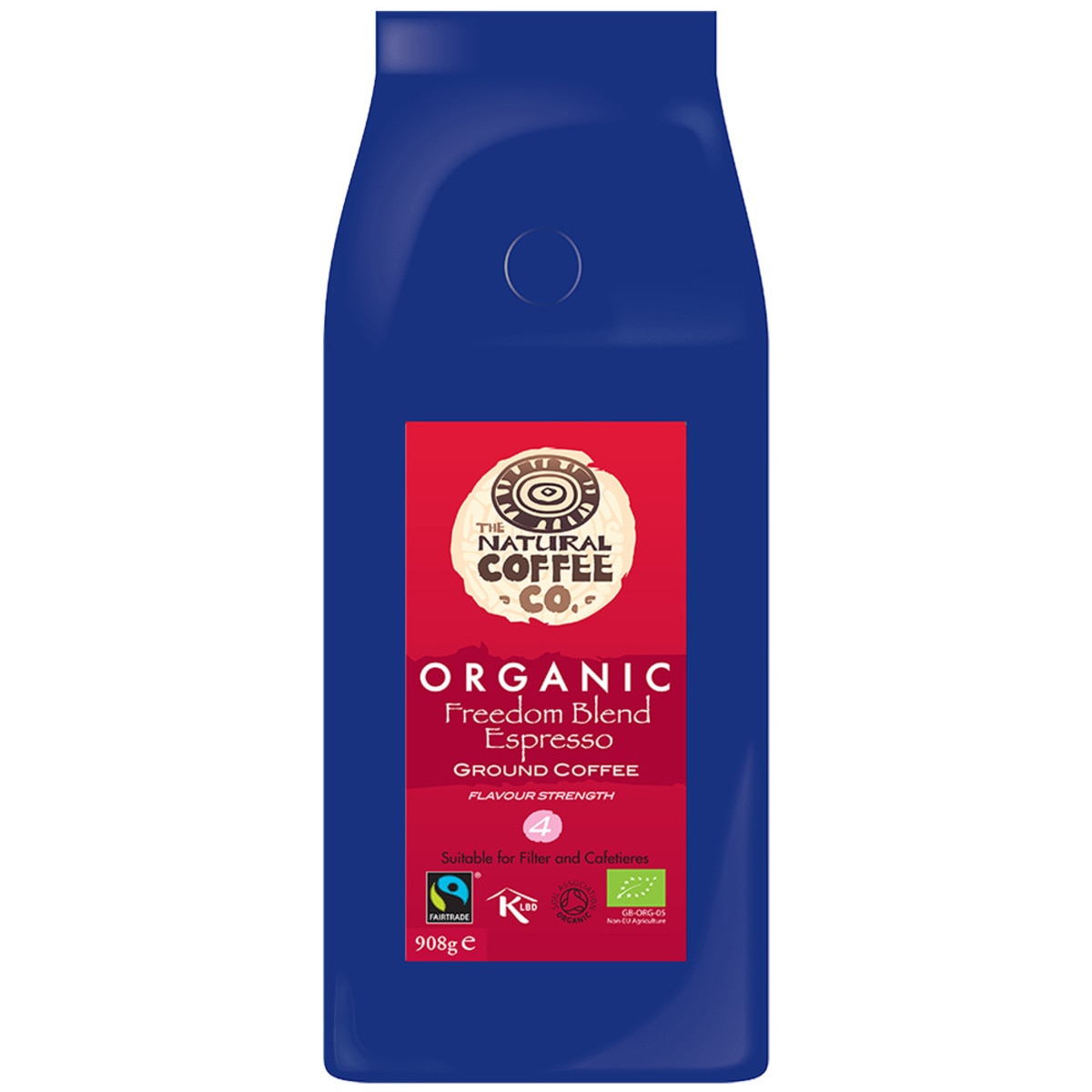 The Natural Coffee Co. Organic Freedom Blend Ground Coffee, 908g