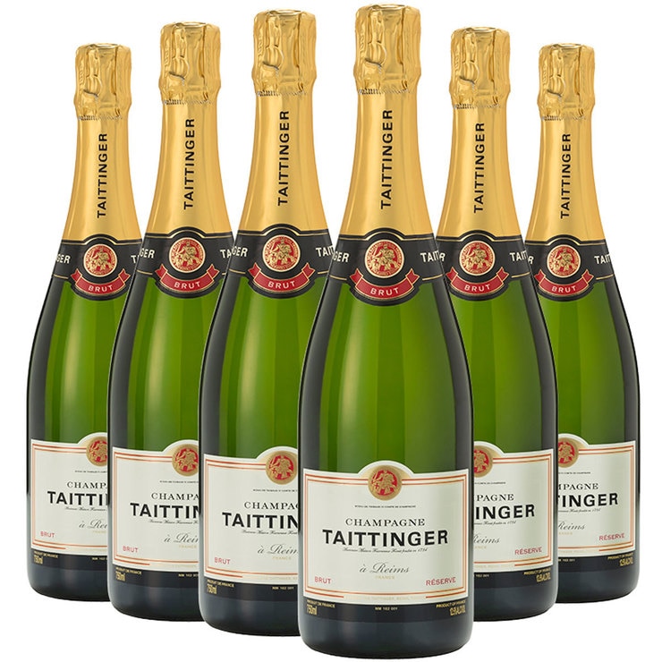 Taittinger Brut Reserve NV Champagne, 6 x 75cl Costco UK