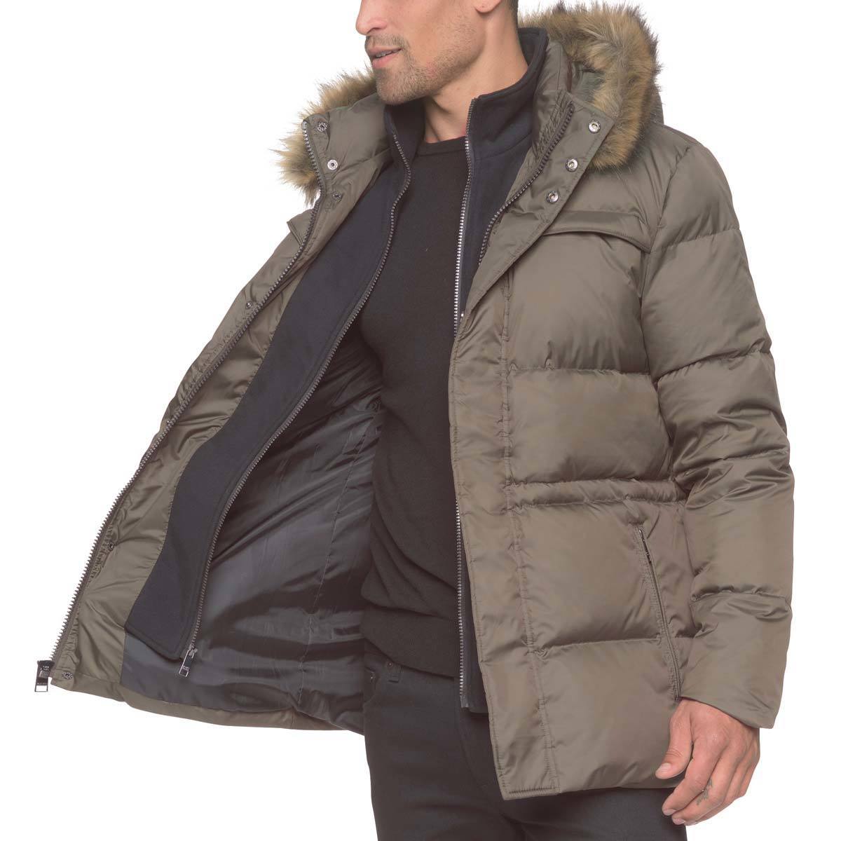 Marc New York Mens Quilted Jacket in Grove Green Small Costco UK