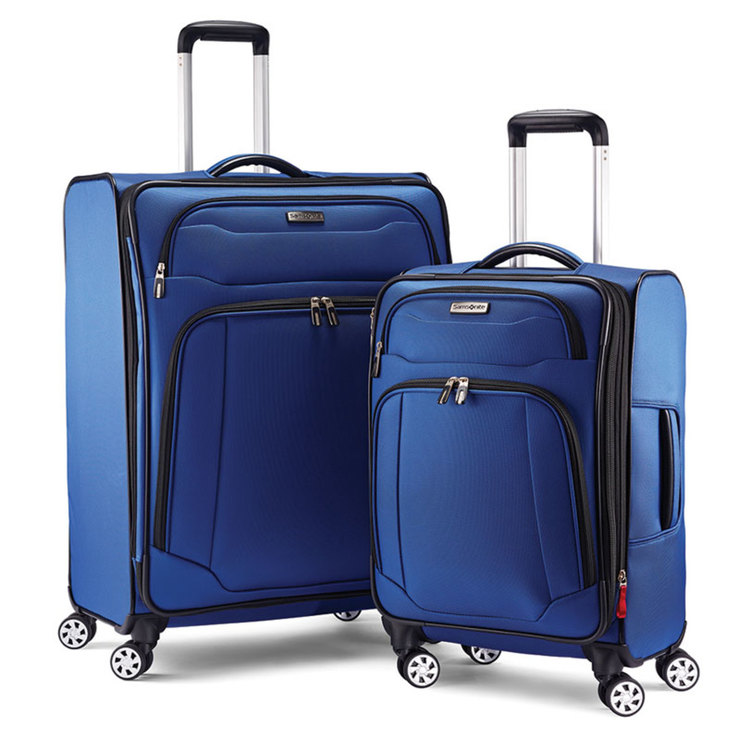 Samsonite StackIT 2 Piece Luggage Set in Blue | Costco UK
