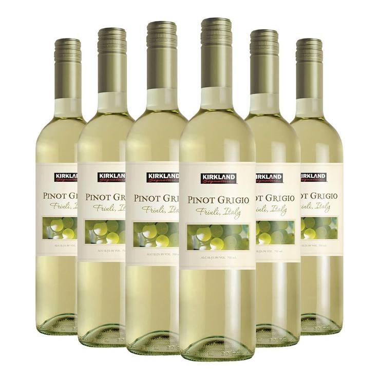 Kirkland Signature Friuli Pinot Grigio 2017, 6 x 75cl Costco UK