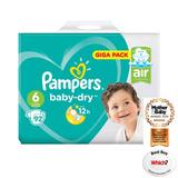 Pampers Baby-Dry Nappies Size 6, 92 Giga Pack