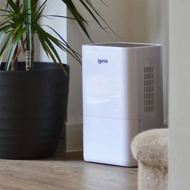 Igenix 1.8L Portable Compact Dehumidifier IG9802, 10m² Costco UK