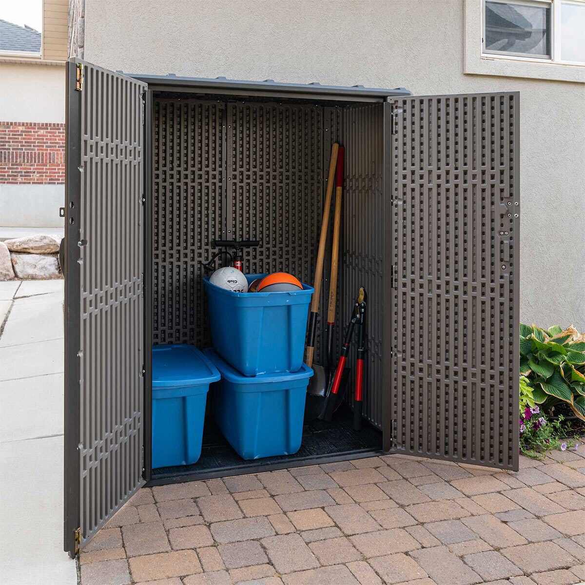 Lifetime 4ft 6" x 2ft 4" (1.4 x 0.7m) Vertical 1,510 Litre Storage Shed