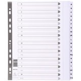 Exacompta A4 White A-Z 20 Tabs Dividers - 5 Packs of 20 Dividers