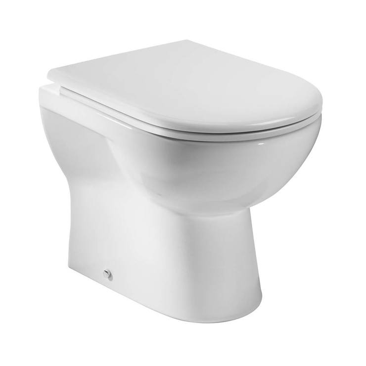 Tavistock Micra Back To Wall Toilet with Soft Close Seat Model WCBW100S Costco UK