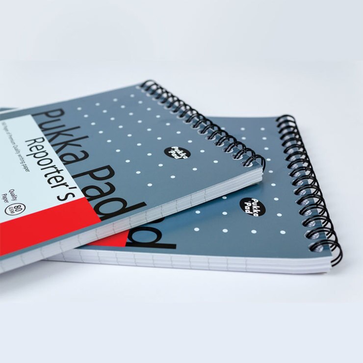 Pukka Pads A6 Wirebound Metallic Reporters Notepad 80gsm 160 Pages