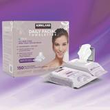 Kirkland Signature Daily Facial Towelettes, 150 Wipes