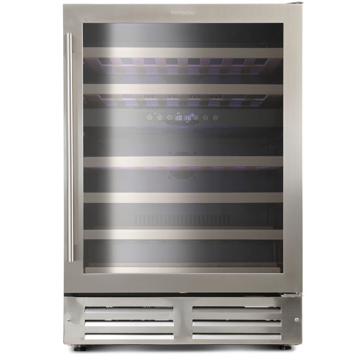 Montpellier WS46SDX, 46 Bottle DualZone Wine Cooler in Black Costco UK