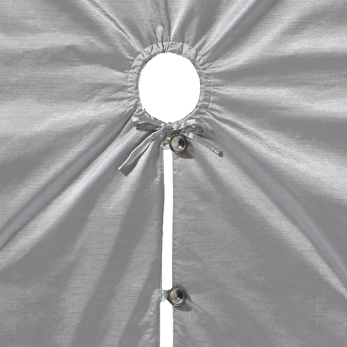 Decorative 66" (1.68 m) Christmas Tree Skirt in Silver Costco UK