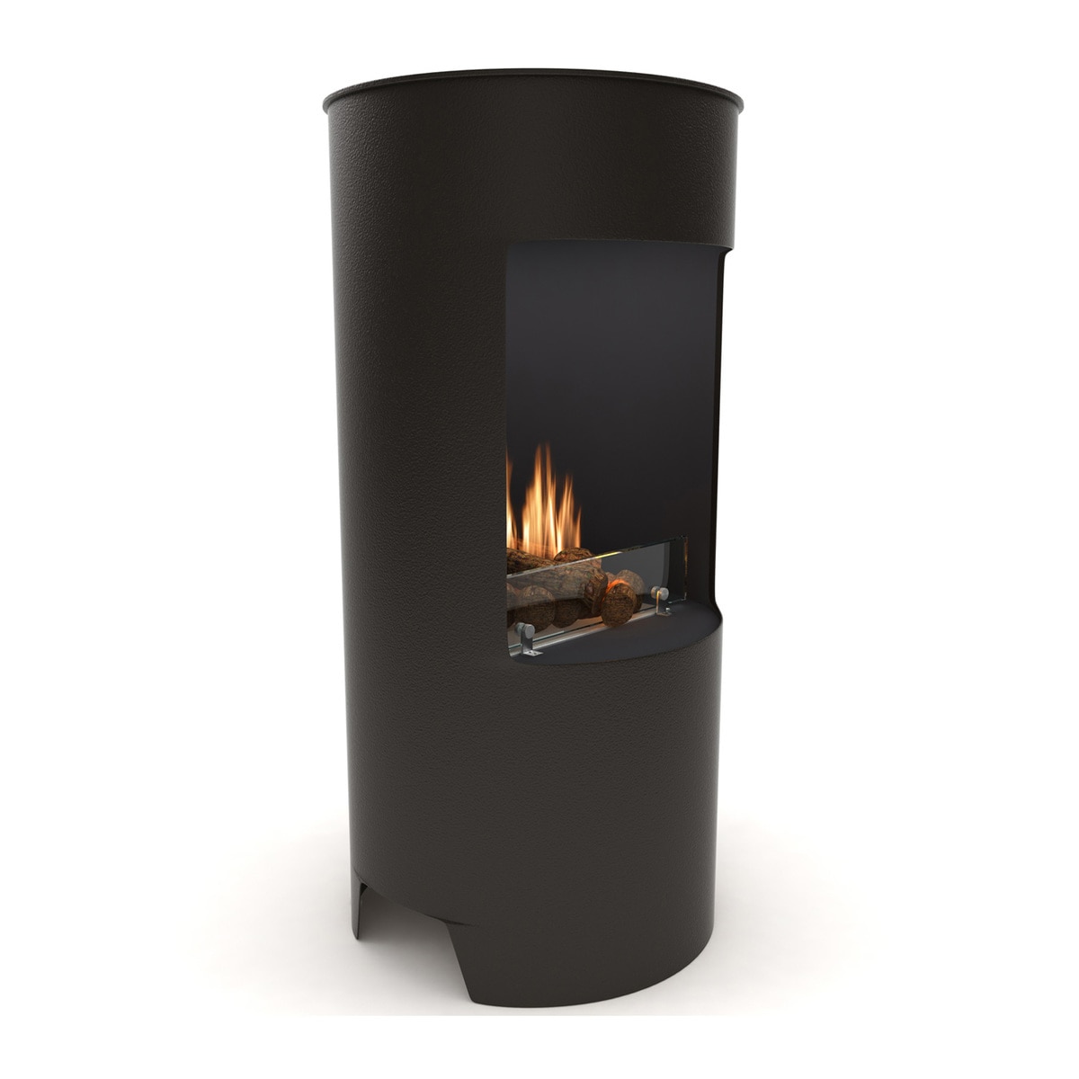 Imagin Fires Stow BioEthanol Real Flame Fireplace + 6 x 1L Bottle of