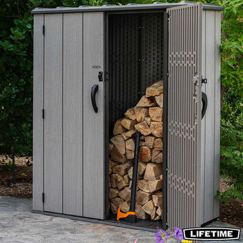 Lifetime 4ft 6" x 2ft 4" (1.4 x 0.7m) Vertical 1,510 Litre Storage Shed