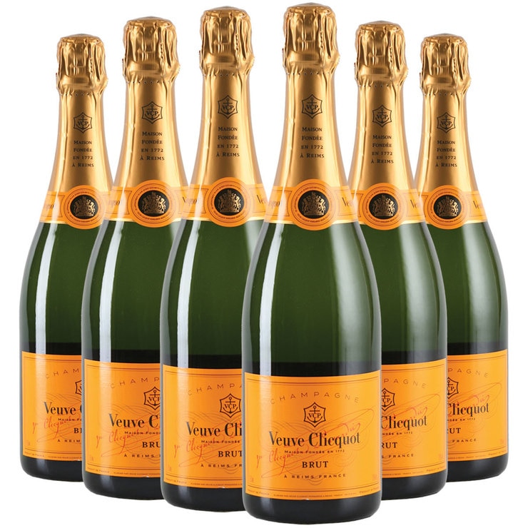 Veuve Clicquot Yellow Label Brut Champagne Label Ideas