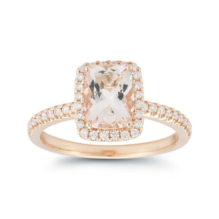 1.2ctw and 0.23ctw Diamond Ring, 18ct Rose Gold Costco UK