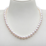 7.5-8mm Akoya Pearl Necklace in 18ct White Gold