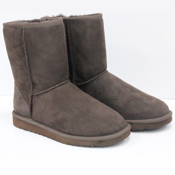 Kirkland Signature Short Shearling Sheepskin Boot in Brown, Size 7 ...