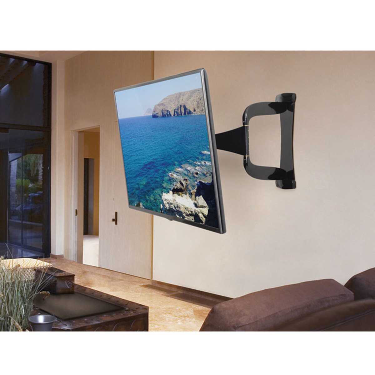 Slimline 32-50 Inch Full Motion TV Wall Mount, SLWS251/BK