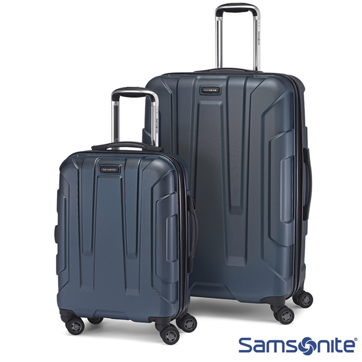 Samsonite Jaws 76cm + 55cm 2 Piece Luggage Set in Teal | Costco UK