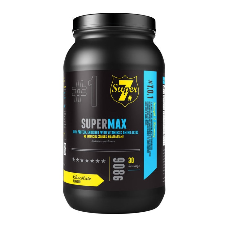 Super7 Super Max Protein Blend Chocolate Flavour, 908g (30 Servings) Super7 Super Max Protein Blend Chocolate Flavour, 908g (30 Servings)