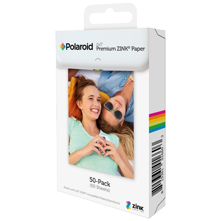 Polaroid Zip Mobile Printer, Neoprene Case and 50 Pack ZINK Zero Ink