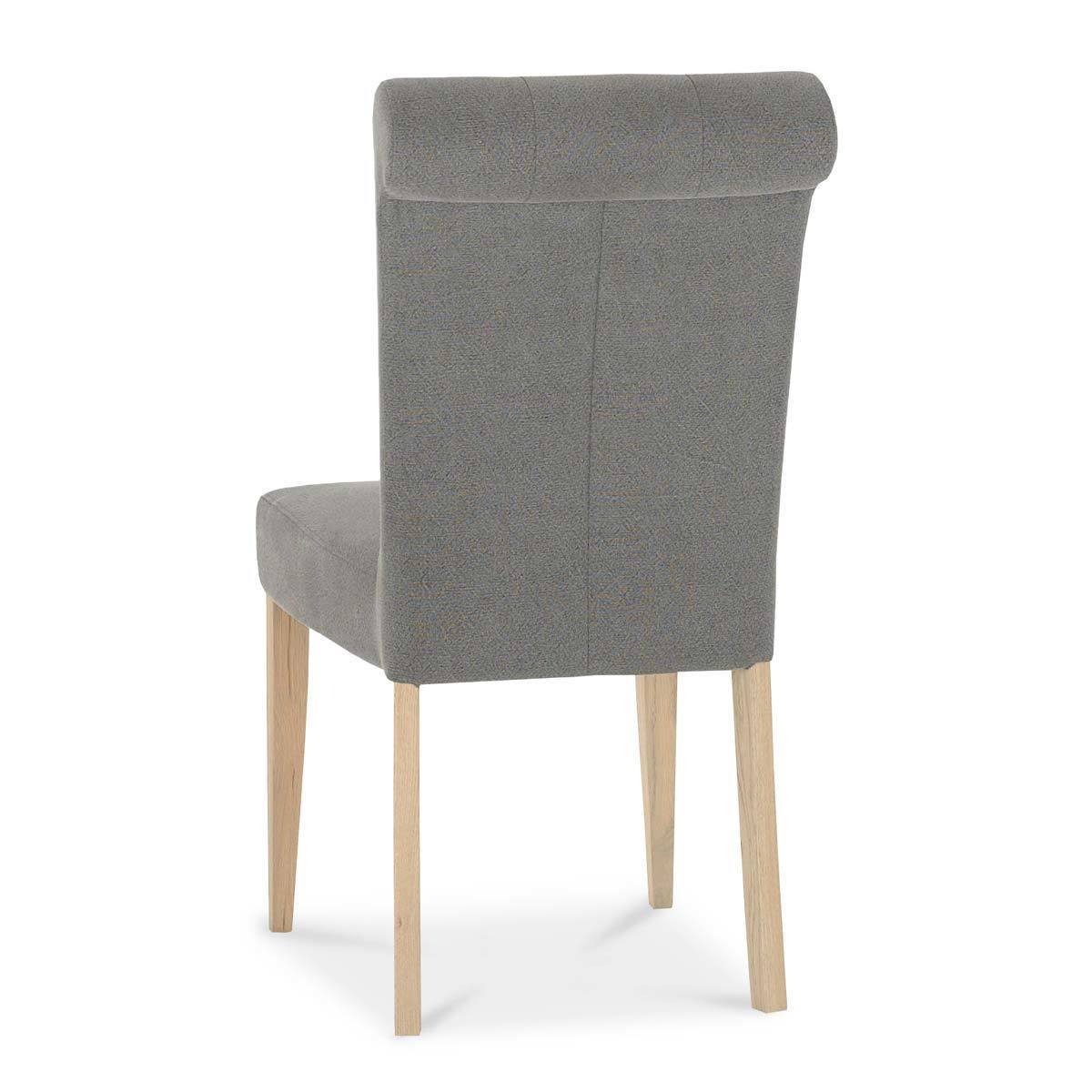 Bentley Designs Chartreuse Smoke Grey Fabric Upholstered Dining Chair, 2 Pack Costco UK