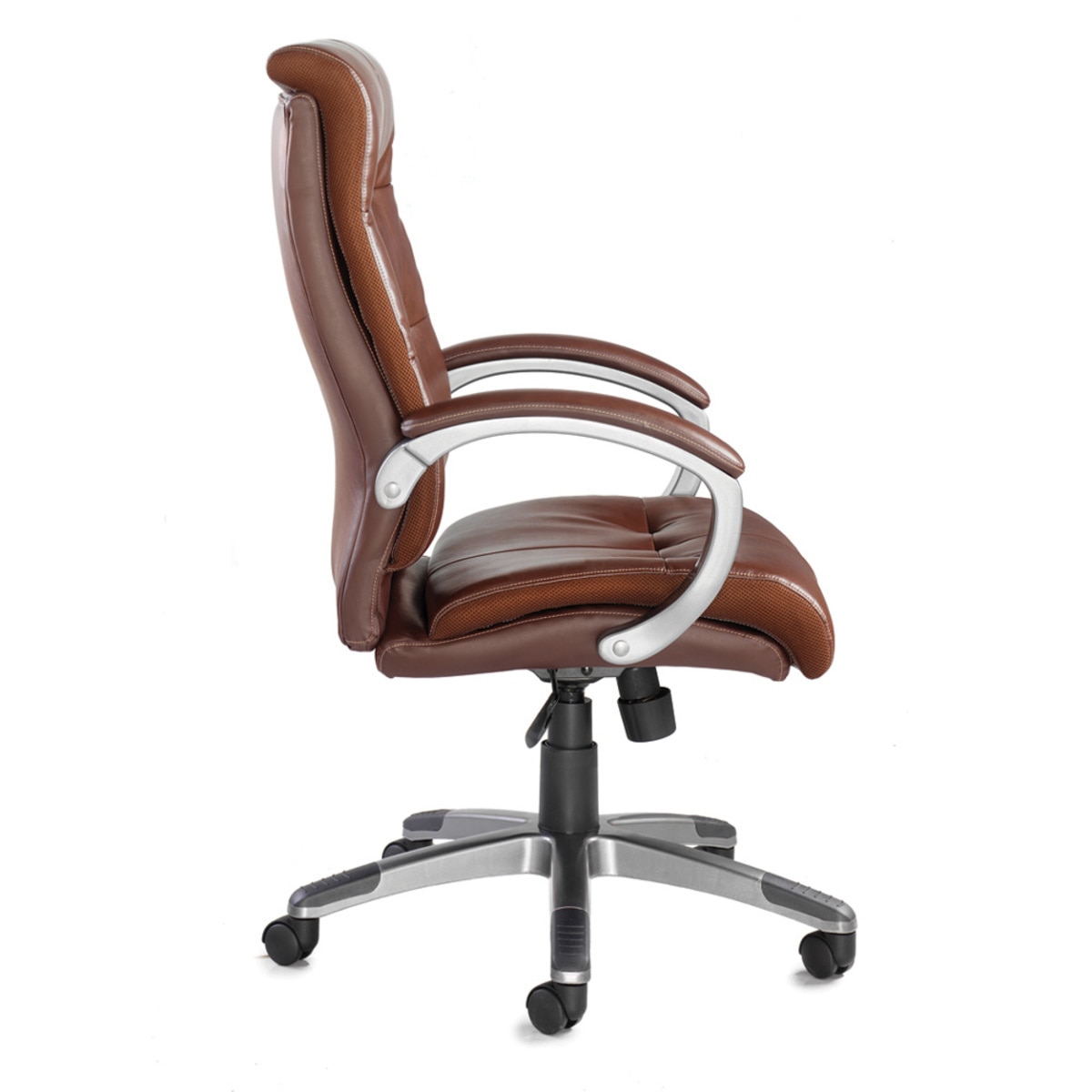 Catania Leather Faced Executive Chair in Brown | Costco UK