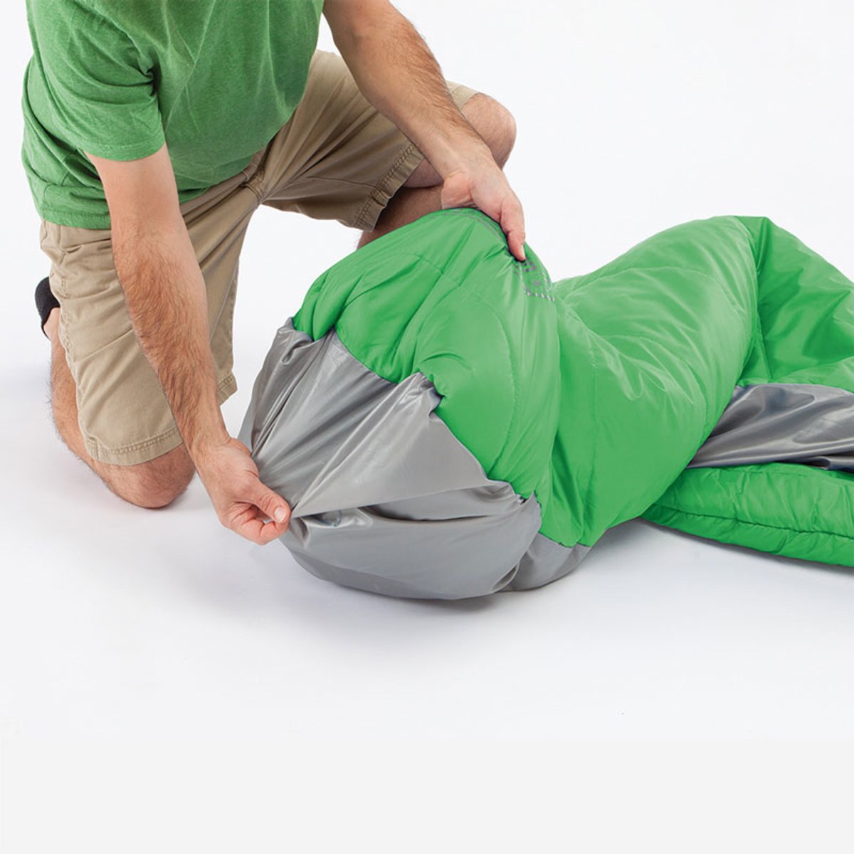 Coleman 2 in 1 Sleeping Bag in Green