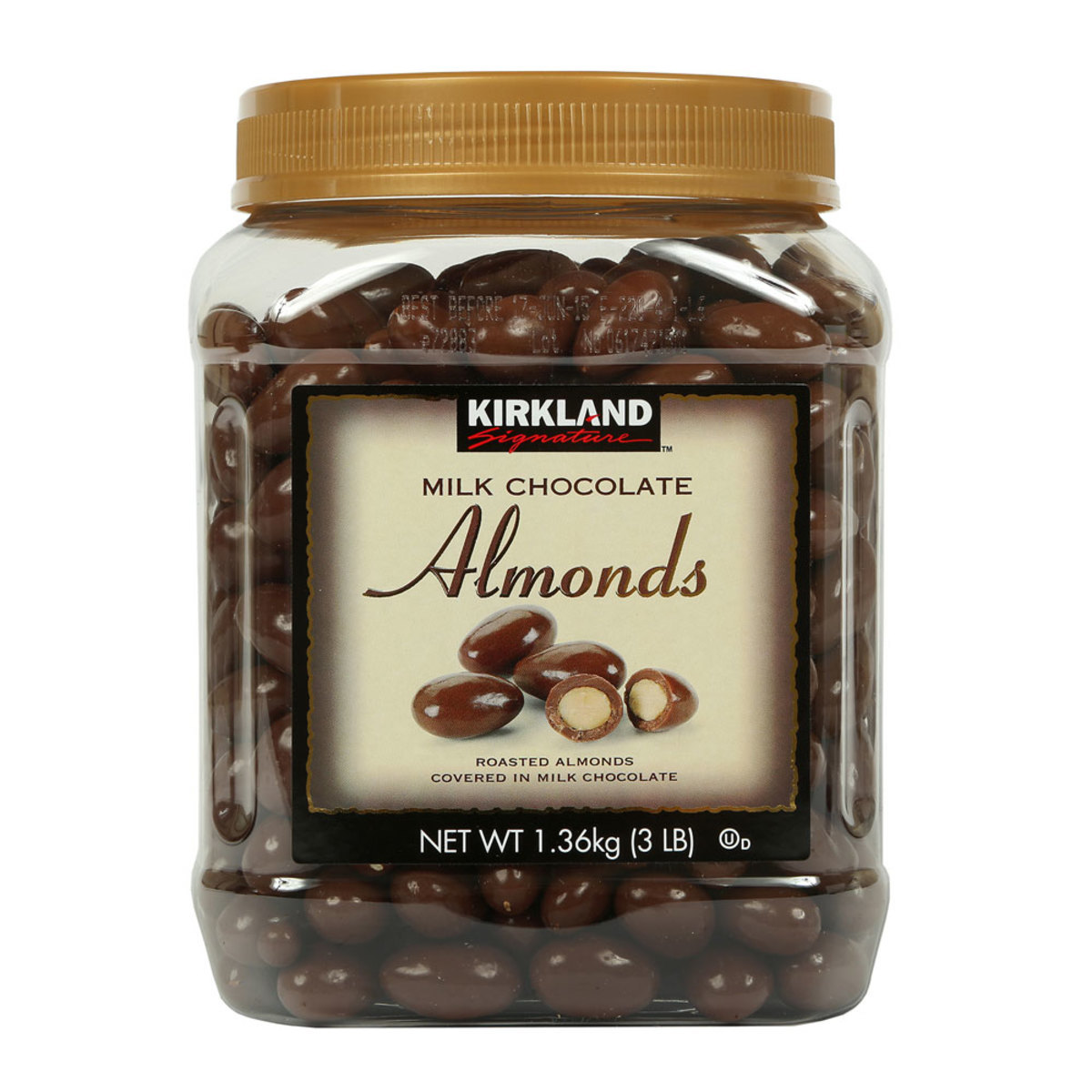 Kirkland Signature Milk Chocolate Almonds, 1.36kg