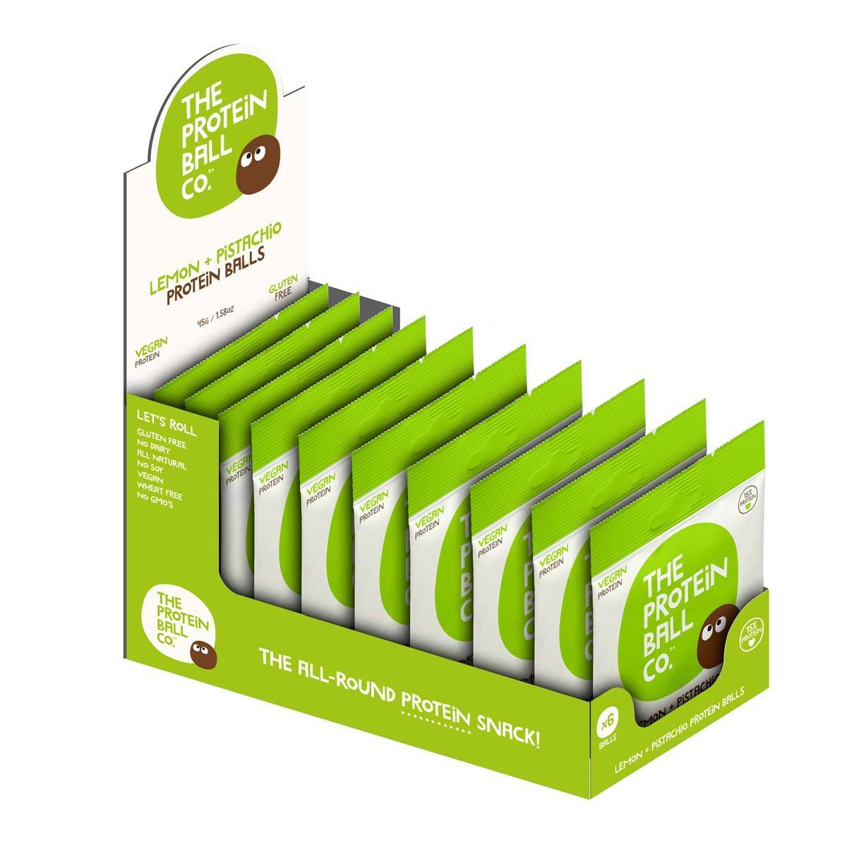 The Protein Ball Co. Lemon & Pistachio, 20 x 45g